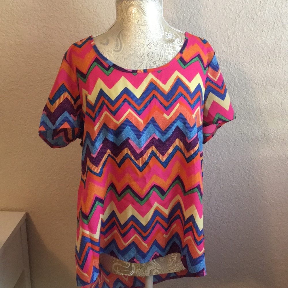Bright and colorful blouse